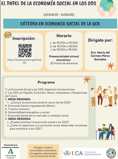 Curso: “El papel de la economía social en los ODS”.