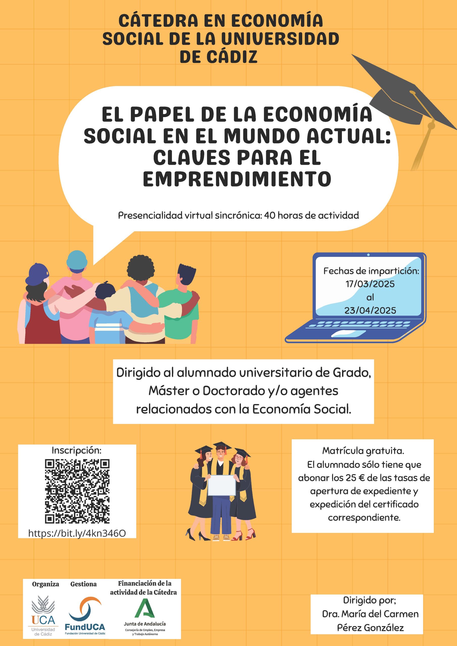 Curso: “El papel de la Economía Social en el mundo actual: claves para el emprendimiento”